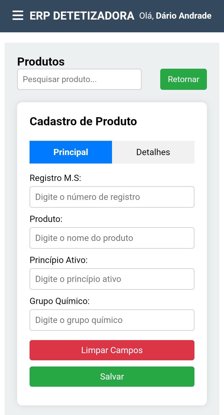 Cadastro de Produtos